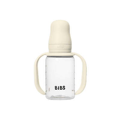 BIBS Baby Sippy Bottle Spout Silicone 1 pack 150ml Ivory BIBS Baby Sippy Bottle Spout Silicone 1 pack 150ml Ivory