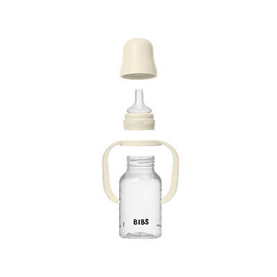 BIBS Baby Sippy Bottle Spout Silicone 1 pack 150ml Ivory BIBS Baby Sippy Bottle Spout Silicone 1 pack 150ml Ivory
