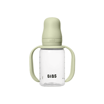 BIBS Baby Sippy Bottle Spout Silicone 1 pack 150ml Sage BIBS Baby Sippy Bottle Spout Silicone 1 pack 150ml Sage