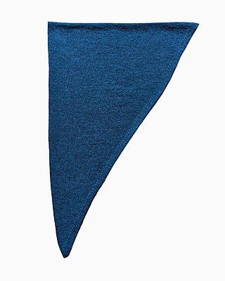 Triangle Cachemire - bleu paon