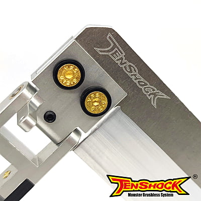 Tenshock Carbon CNC Rudder Set 110MM Carbon fiber CNC rudder system Tenshock Carbon CNC Rudder Set 110MM Carbon fiber CNC rudder system