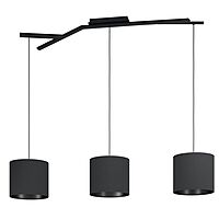 Balnario Pendant Black/Fabric 3xE27 Balnario Pendant Black/Fabric 3xE27
