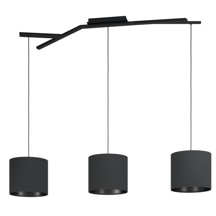 Balnario Pendant Black/Fabric 3xE27 Balnario Pendant Black/Fabric 3xE27