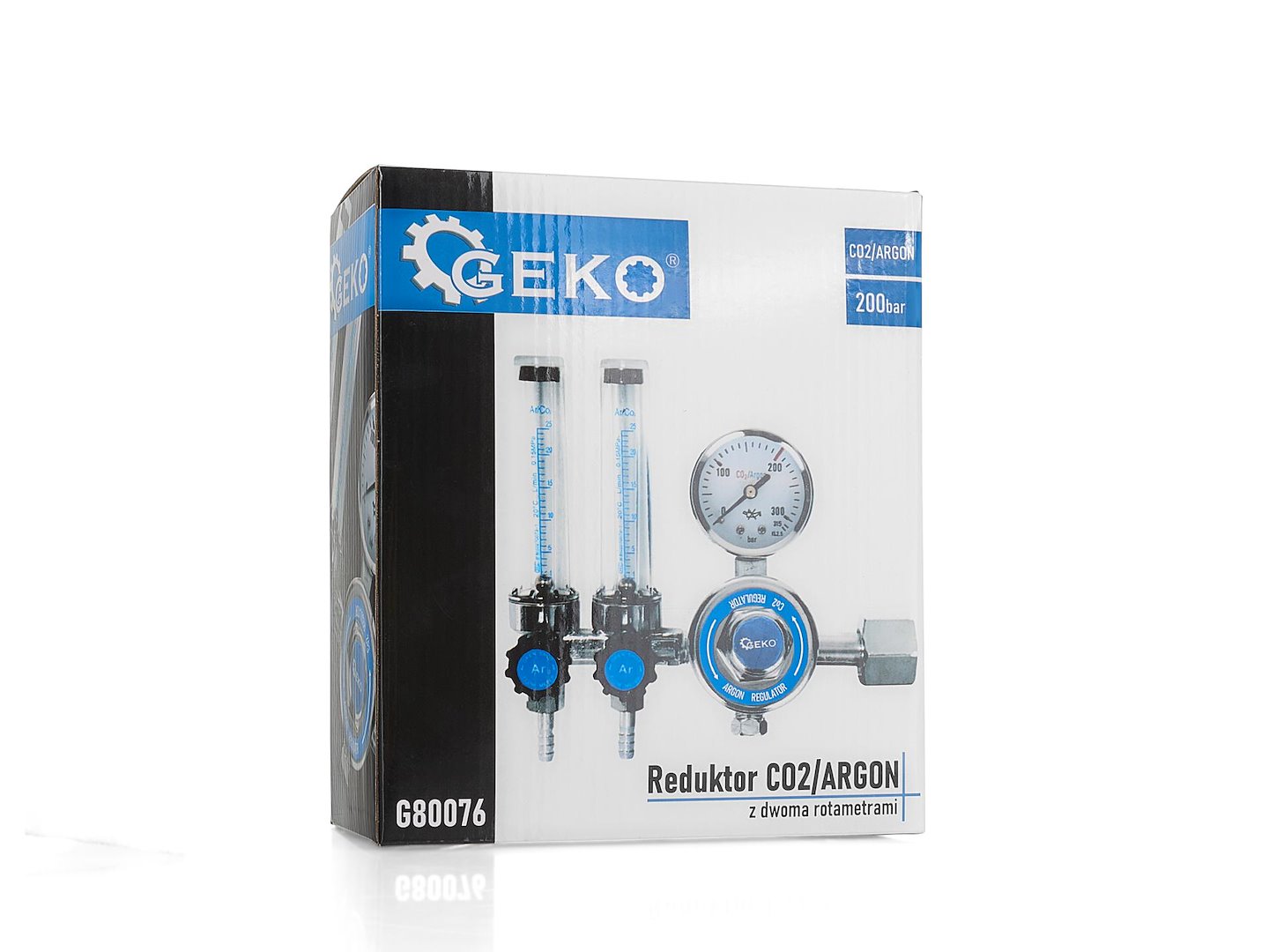CO2/ARGON Regulator with double rotameter G80076 CO2/ARGON Regulator with double rotameter G80076