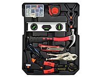 Tool set with ratchet wrench alum case 187 pcs Geko G10856 Tool set with ratchet wrench alum case 187 pcs Geko G10856
