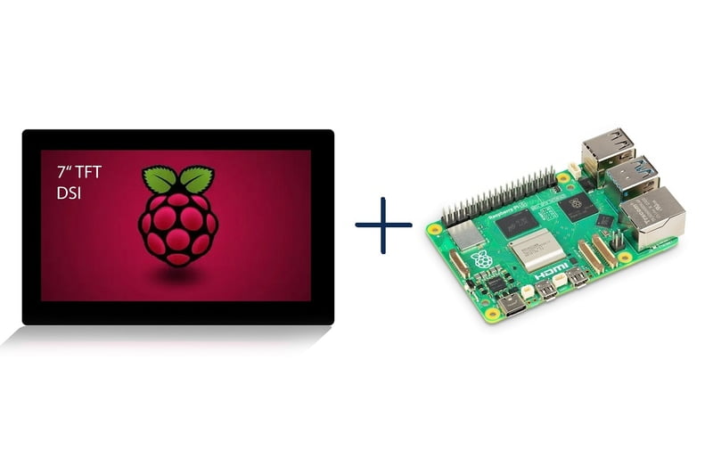 *Bundle* 7" DSI Touch Display Kit with Raspberry Pi 5 (4GB) *Bundle* 7" DSI Touch Display Kit with Raspberry Pi 5 (4GB)