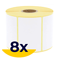 Étiquettes hydrosolubes Wek HACCP / 8 rouleaux de 1250 étiquettes Étiquettes hydrosolubes Wek HACCP / 8 rouleaux de 1250 étiquettes