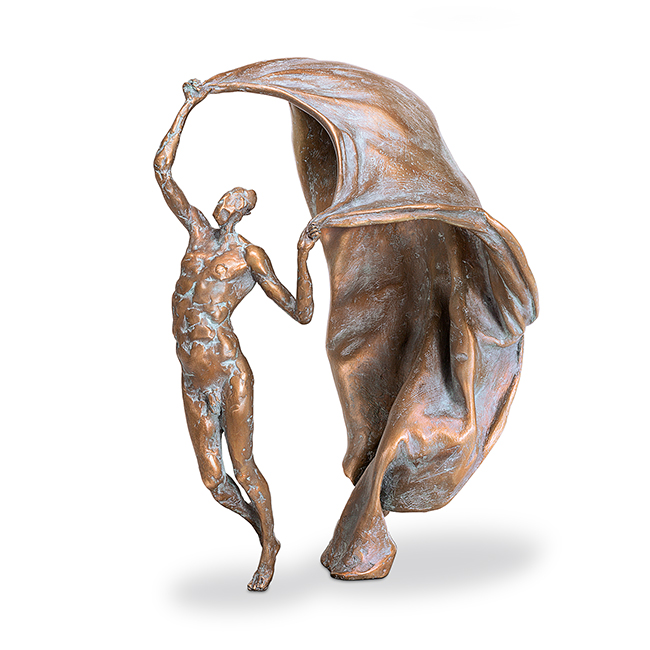Bronzen beeld vrijheid van doel Bronzen beeld vrijheid van doel