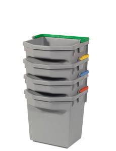 5 Liter Eimer | grau | mit Farbcodierung 5 Liter Eimer | grau | mit Farbcodierung