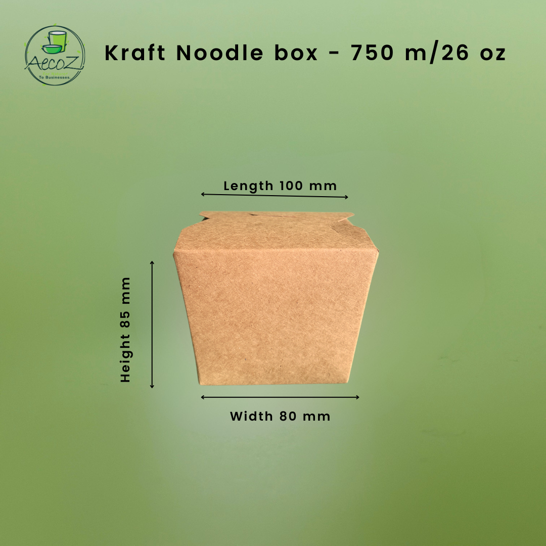 Kraft Noodle box - 750 ml/36 oz - Box Kraft Noodle box - 750 ml/36 oz - Box