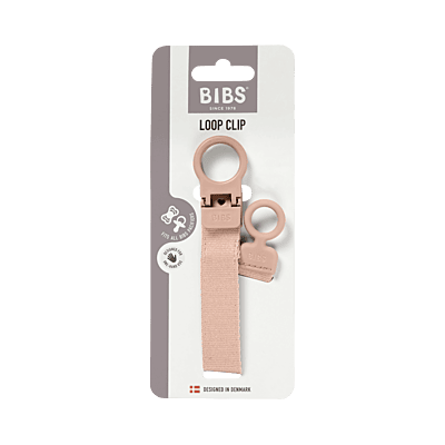 Bibs Pacifier Clip Loop Blush Bibs Pacifier Clip Loop Blush