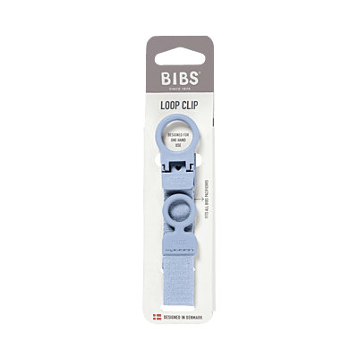 Bibs Pacifier Clip Loop Dusty Blue Bibs Pacifier Clip Loop Dusty Blue