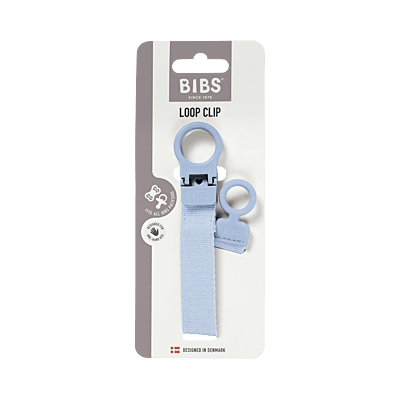 Bibs Pacifier Clip Loop Dusty Blue Bibs Pacifier Clip Loop Dusty Blue