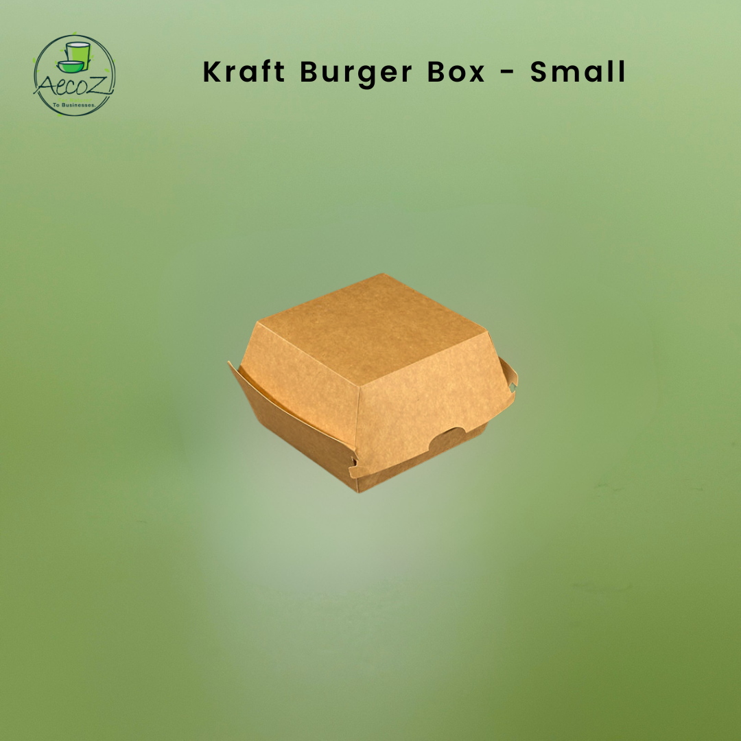 Kraft Burger Box - Medium - Box Kraft Burger Box - Medium - Box