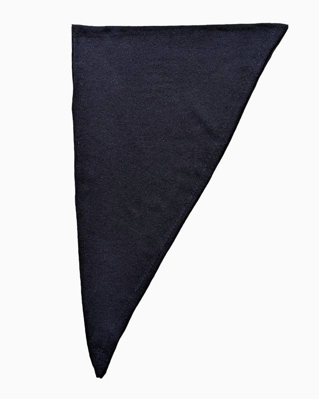 Triangle Cachemire - bleu nuit Triangle Cachemire - bleu nuit