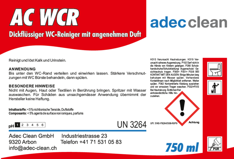 AC WCR | WC Reiniger | 750ml