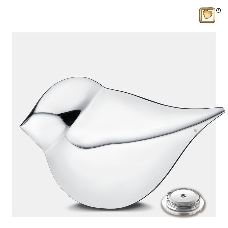 Soul Bird Urn Zilver – Vrouw Soul Bird Urn Zilver – Vrouw