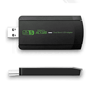Adaptador WiFi USB AC1300 de Doble Banda con Antenas Externas