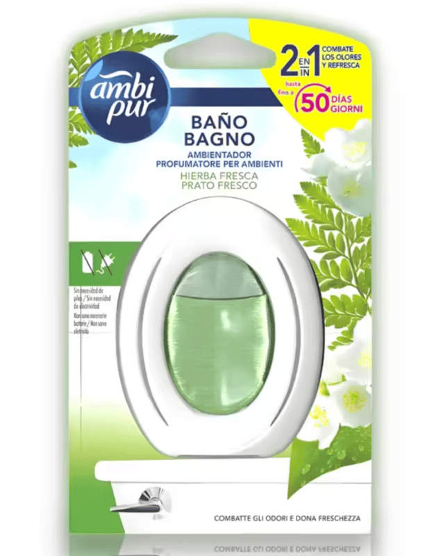 AMBI-PUR BAÑO-50 DIAS-HIERBA-FRESCA
