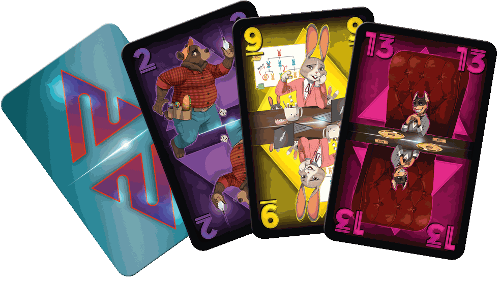 Animal Poker DEUTSCH Kartenfächer Animal Poker DEUTSCH Kartenfächer