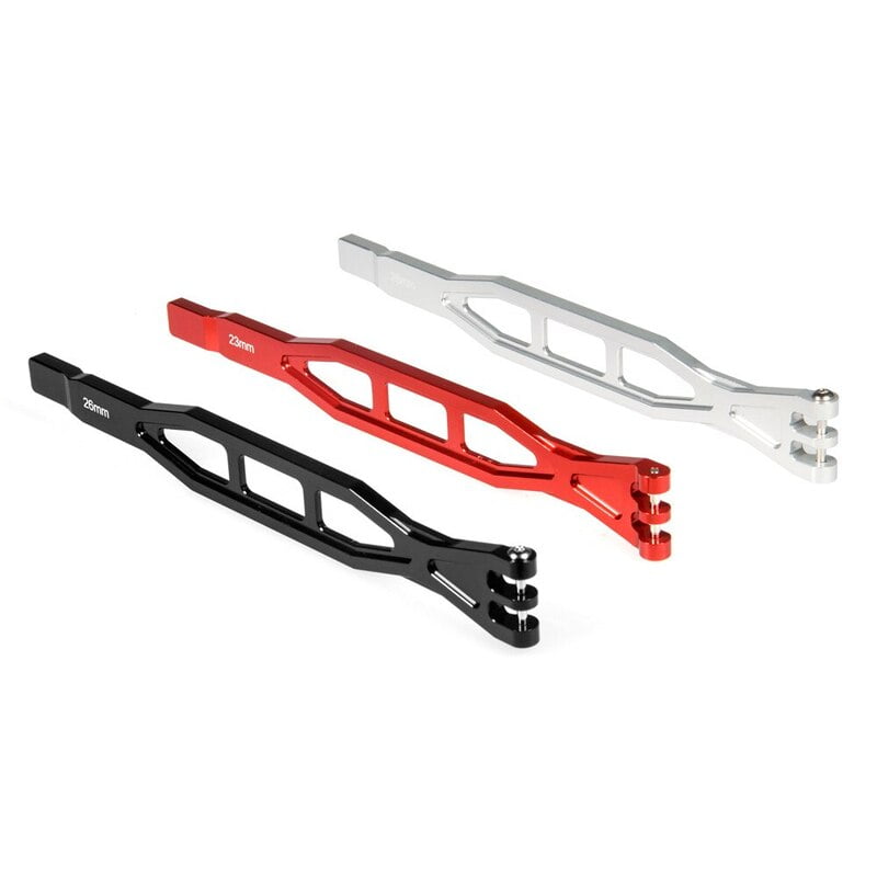 Alloy Traxxas TRX4 Battery Strap Upgrade Aluminium Hop Up Red Black Alloy Traxxas TRX4 Battery Strap Upgrade Aluminium Hop Up Red Black