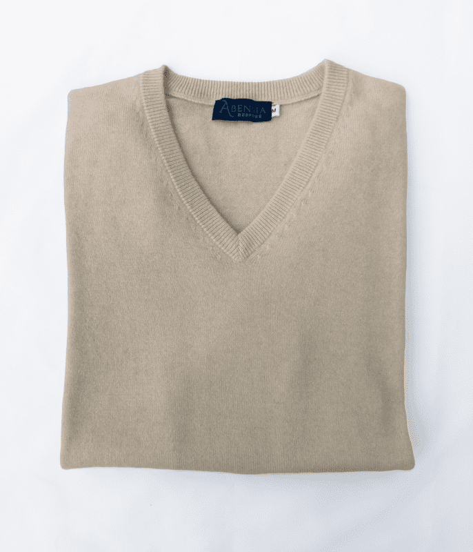 Col V - Homme - M - Beige