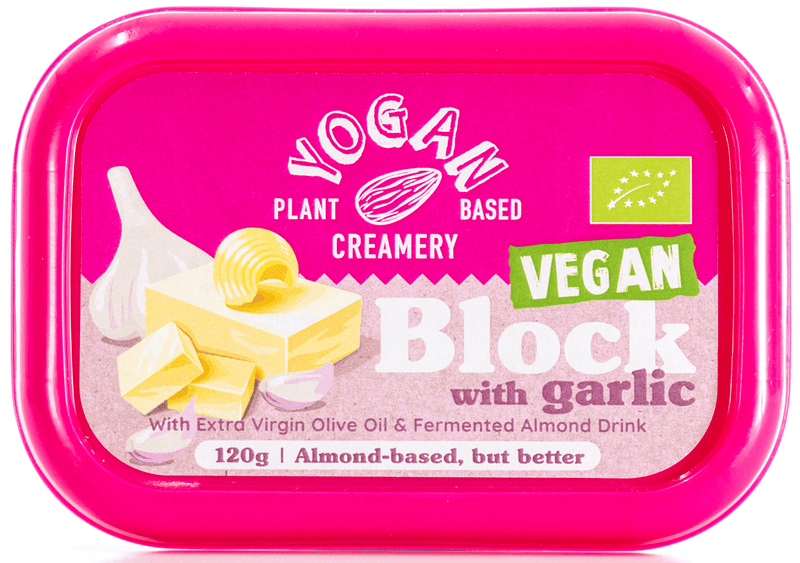 Butter Mandelbasis mit Knoblauch 120g Butter Mandelbasis mit Knoblauch 120g