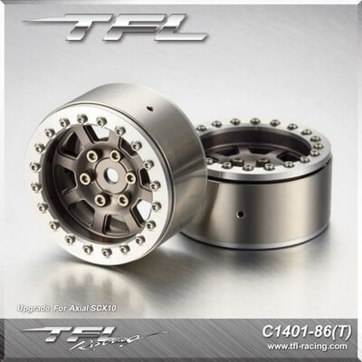 TFL 1.9 inch 8-Spoke H/Duty Wheel (Grey/Silver) TFL 1.9 inch 8-Spoke H/Duty Wheel (Grey/Silver)