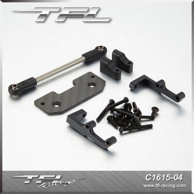 SCX10 II Upgrade Servo Holder W/ Linkage Rod on Front Axle SCX10 II Upgrade Servo Holder W/ Linkage Rod on Front Axle