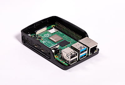 Raspberry Pi 4 Case (Black/Grey) Raspberry Pi 4 Case (Black/Grey)