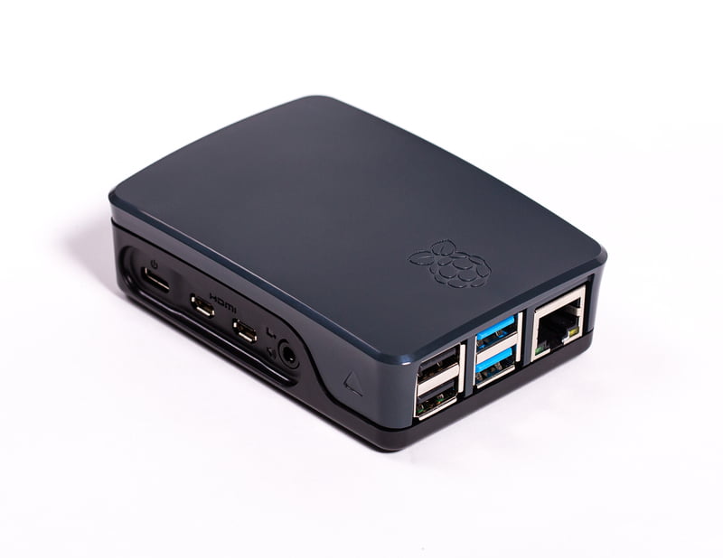 Raspberry Pi 4 Case (Black/Grey) Raspberry Pi 4 Case (Black/Grey)