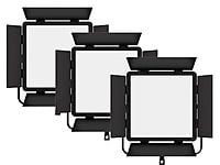 CL-60D 3KIT | Set of 3 x CL-60D | 1:1 60W 2000Lux Bi-color DMX SMD LED Panel Light(V-mount) with tripods and trolley case CL-60D 3KIT | Set of 3 x CL-60D | 1:1 60W 2000Lux Bi-color DMX SMD LED Panel Light(V-mount) with tripods and trolley case