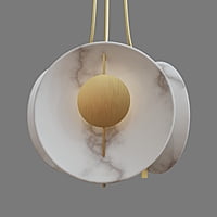 Calatia Pendant in Alabaster Calatia Pendant in Alabaster