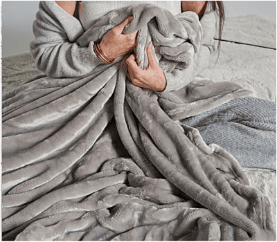 PLAIDS COCOONING - Classique Gris