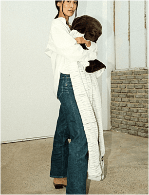 WARO par Plaids Cocooning - Plaid cocooning nougatine