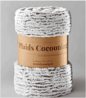 WARO par Plaids Cocooning - Plaid cocooning nougatine WARO par Plaids Cocooning - Plaid cocooning nougatine