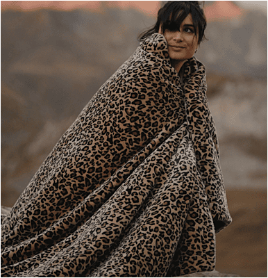 WARO par Plaids Cocooning - Plaid polaire wild Léopard