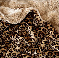 WARO par Plaids Cocooning - Plaid polaire wild Léopard WARO par Plaids Cocooning - Plaid polaire wild Léopard