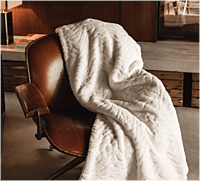 WARO par Plaids Cocooning - Plaid Ours blanc WARO par Plaids Cocooning - Plaid Ours blanc