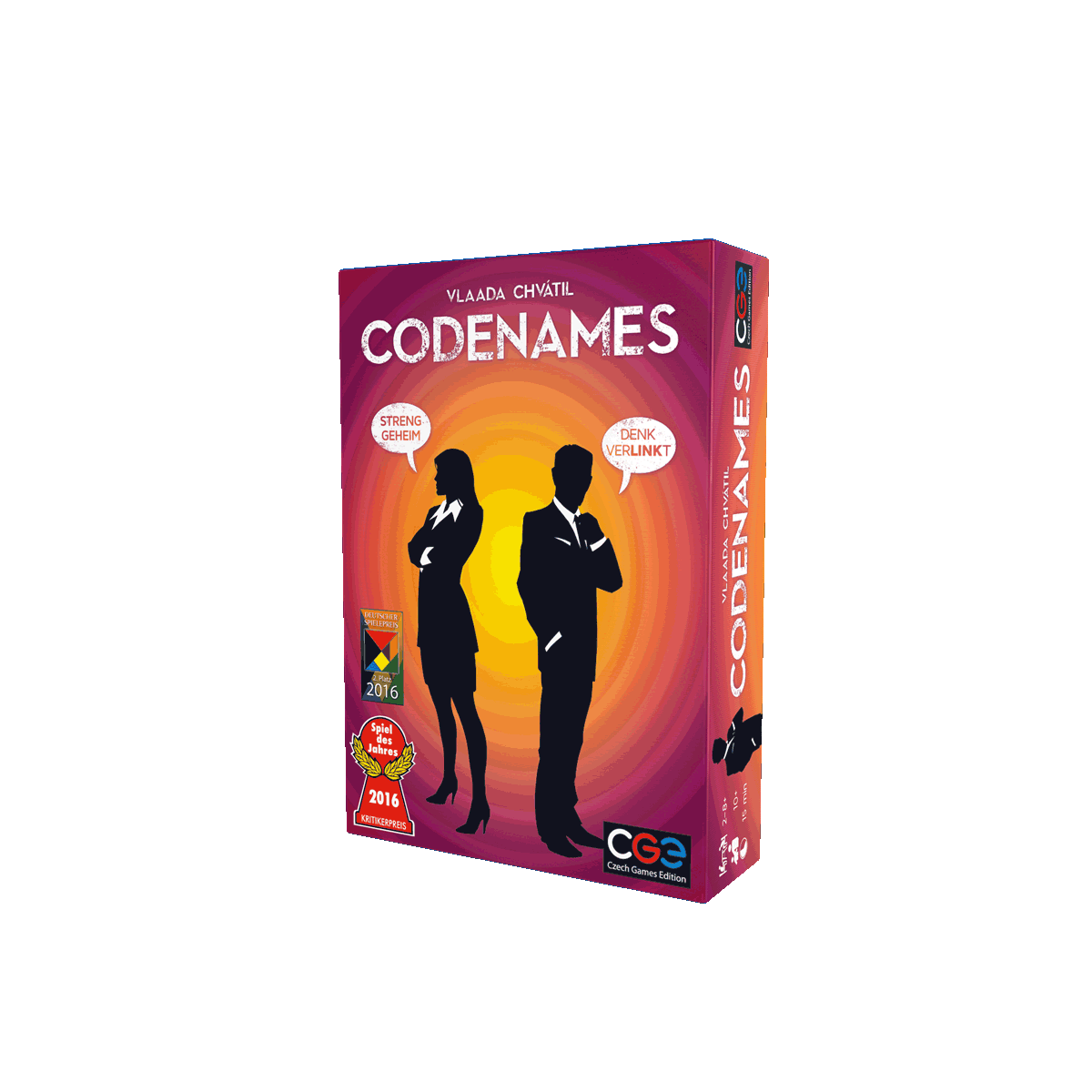 Boxencover: Codenames DEUTSCH Boxcover links