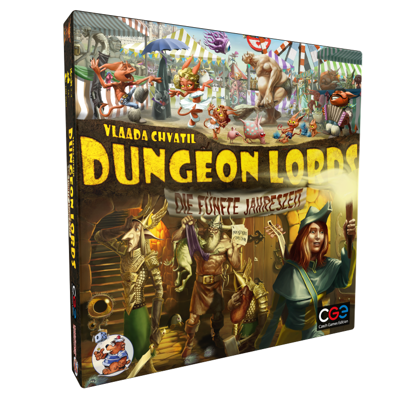Dungeon Lords: Die fünfte Jahreszeit DEUTSCH Boxcover Dungeon Lords: Die fünfte Jahreszeit DEUTSCH Boxcover
