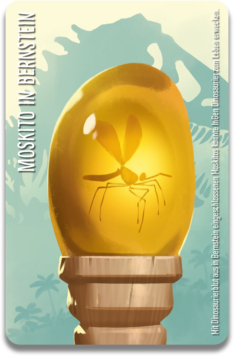 Similo: Jurassic World Moskito in Bernstein-Karte PROMO
