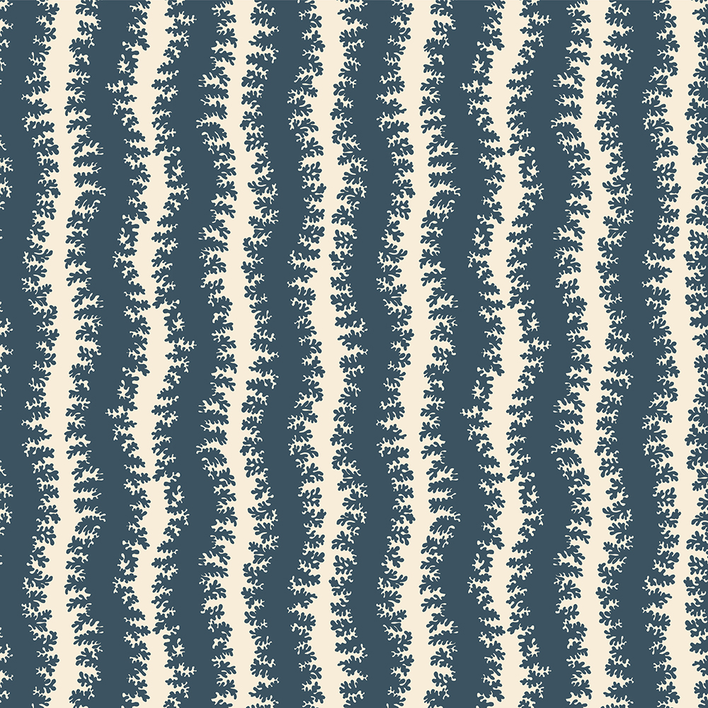 Elkhorn Stripe - Beakster Blue - Salt Ridge