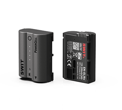 PowerCell EN-EL15c| USB-C EN-EL15c 16Wh longer running-time battery with indicators for e.g. Nikon Z5II cameras