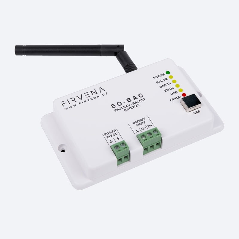 EO-BAC, Firvena EnOcean to BACnet MS/TP Gateway EO-BAC, Firvena EnOcean to BACnet MS/TP Gateway
