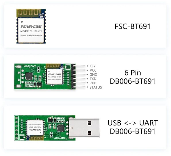 FSC-BT691 - DA14531 Bluetooth Slave 5.1 Serial Port Module FSC-BT691 - DA14531 Bluetooth Slave 5.1 Serial Port Module