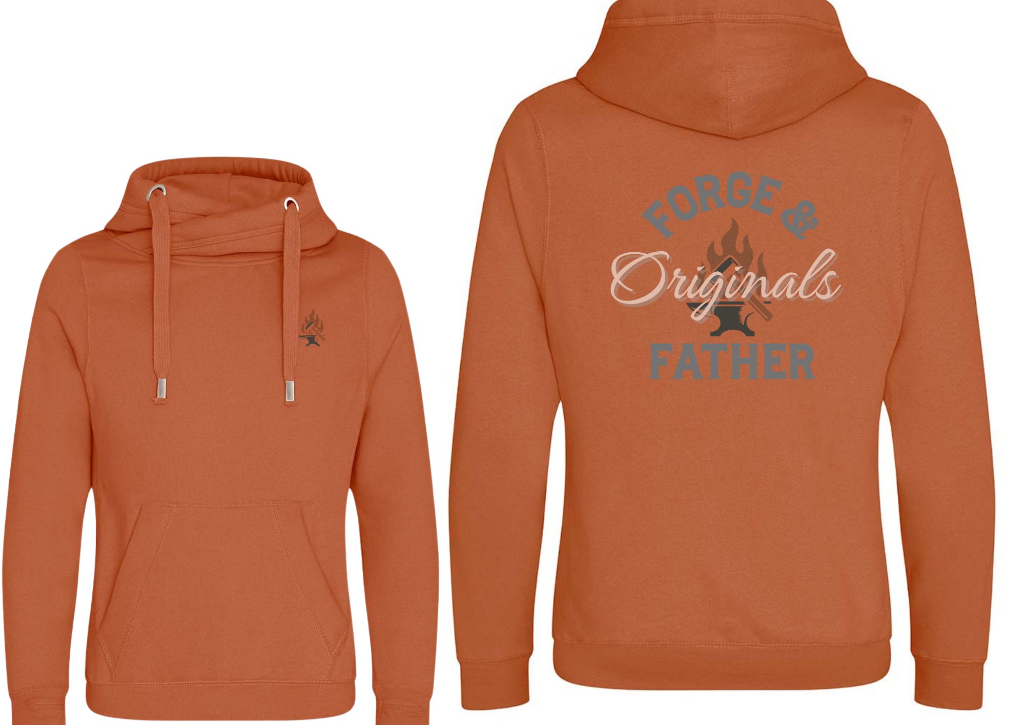 Adult Cross Neck Hoody