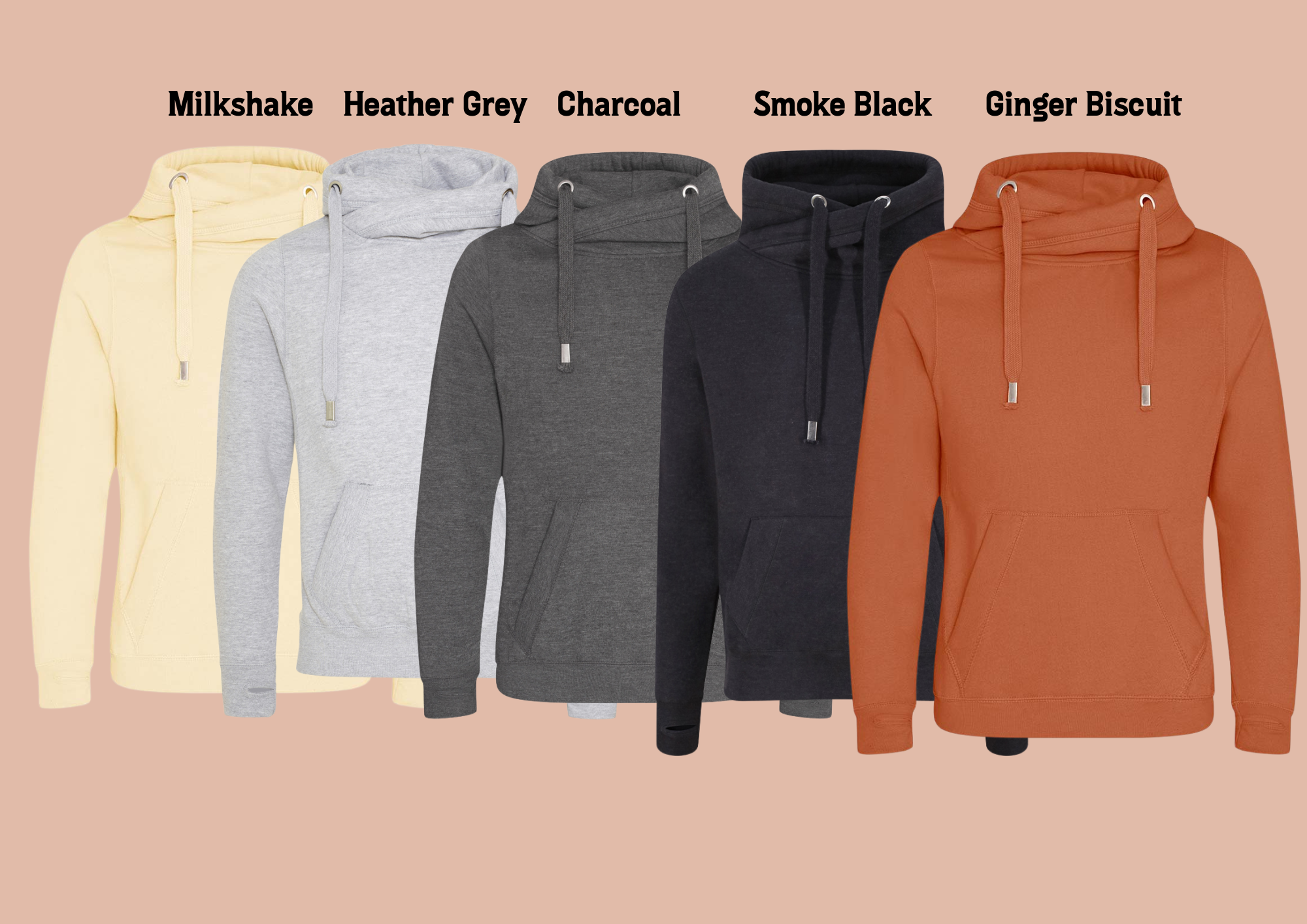 Adult Cross Neck Hoody