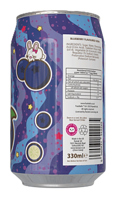 Fuzzballs Blueberry Flavour Soda Can (12 x 330ml) Fuzzballs Blueberry Flavour Soda Can (12 x 330ml)