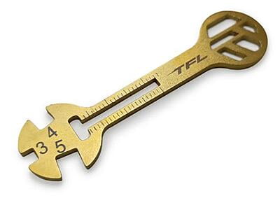 TFL Gold-plated wrench L=67.8mm W=18mm H=2mm